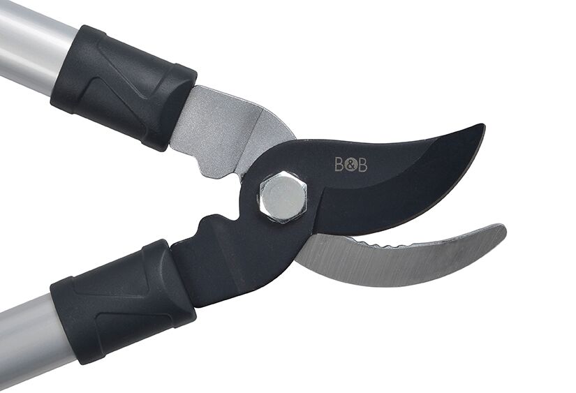 Kleine Bypass-Astschere - Gegenklinge mit Verzahnung