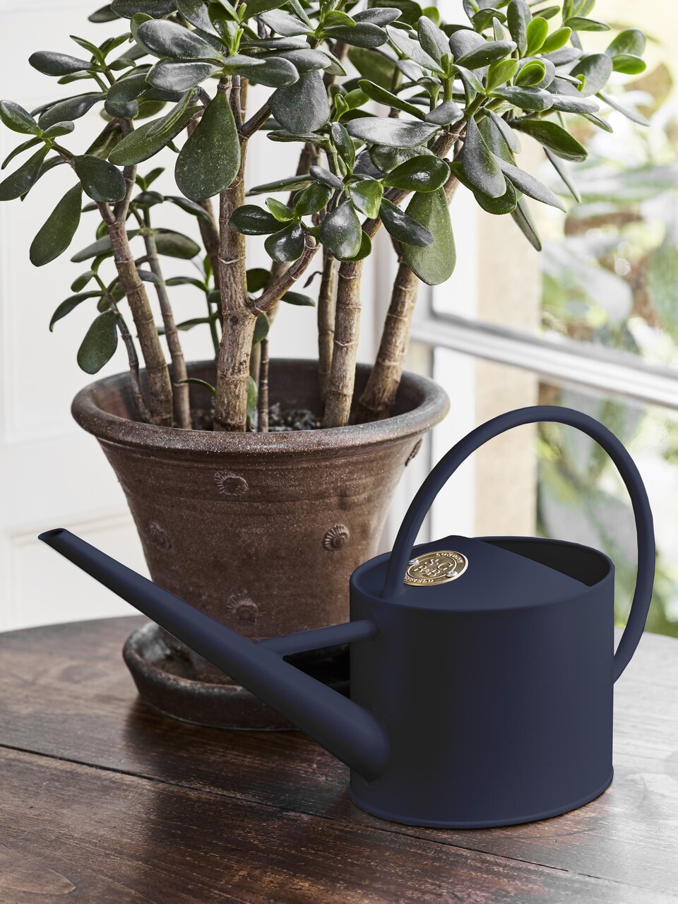 Wintergarten- u. Zimmergiesskanne in tiefstem Marineblau | von Sophie Conran