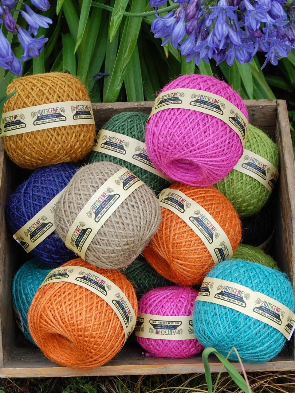 Ein bunter Korb voll 40m - Jutebälle