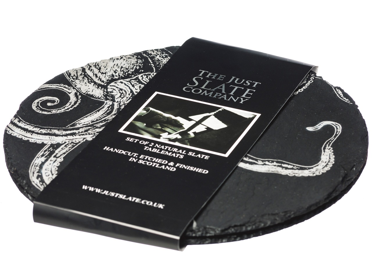 2er-Patzset, Motiv Octopus | The Just Slate Company - Selbrae House