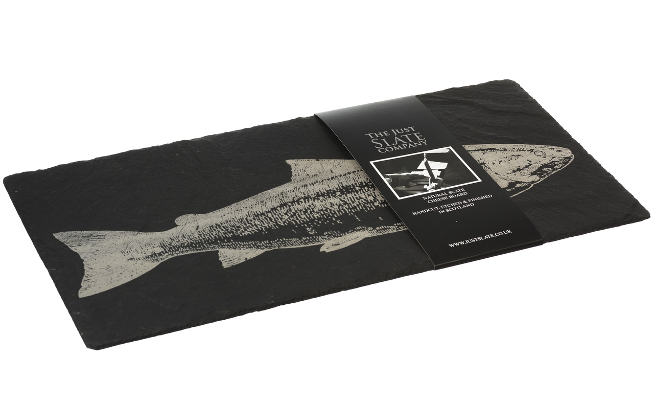 Schiefer-Servierplatte, Lachs | The Just Slate Company - Selbrae House