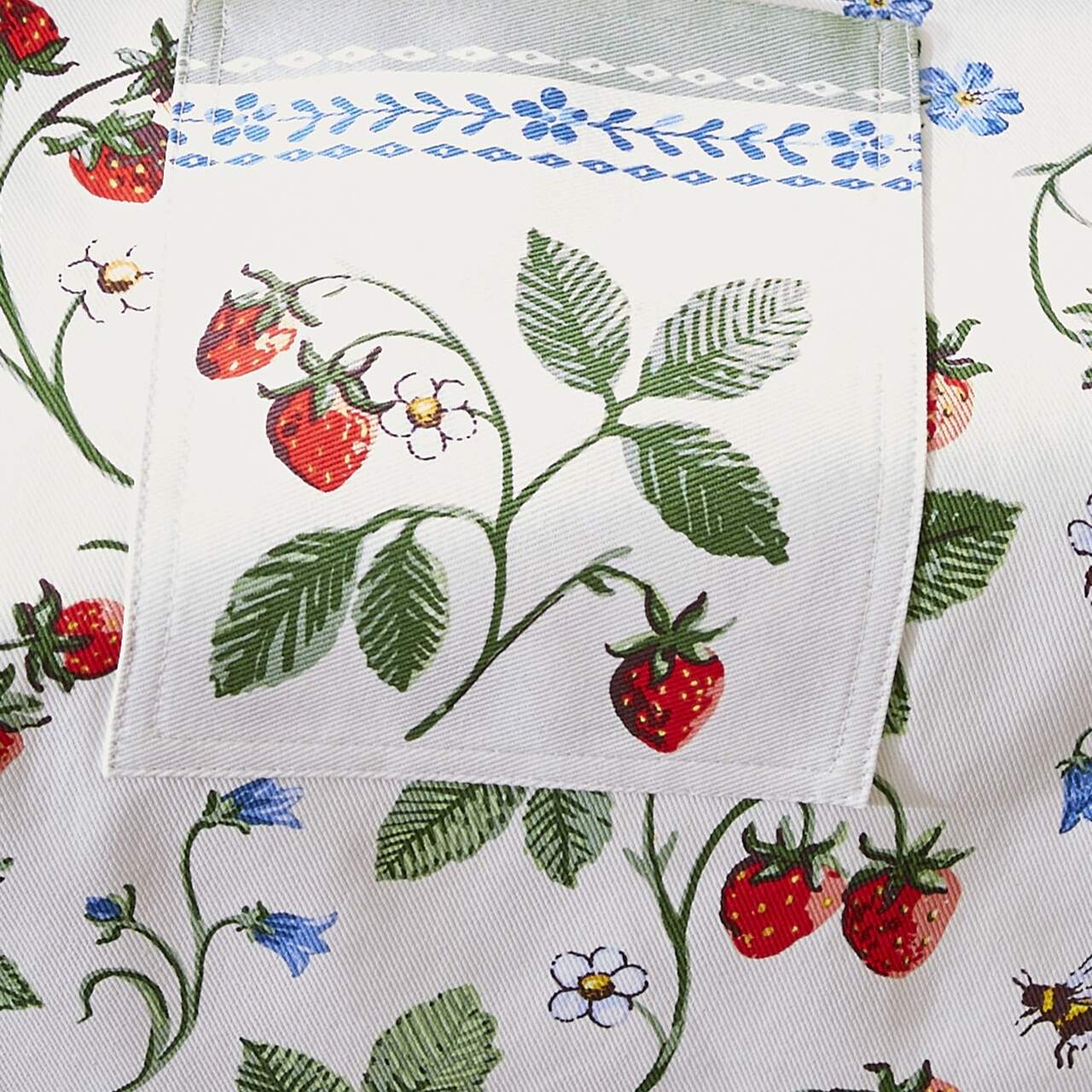 Ausschnitt des Motivs Erdbeerbeet - "Strawberry Patch"