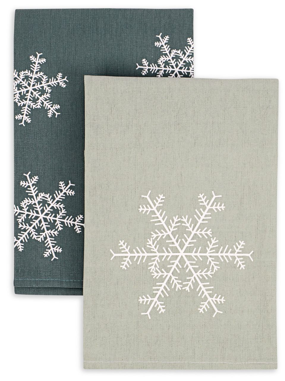 Winter-Geschirrtücher Schneeflocke | 100% Baumwolle