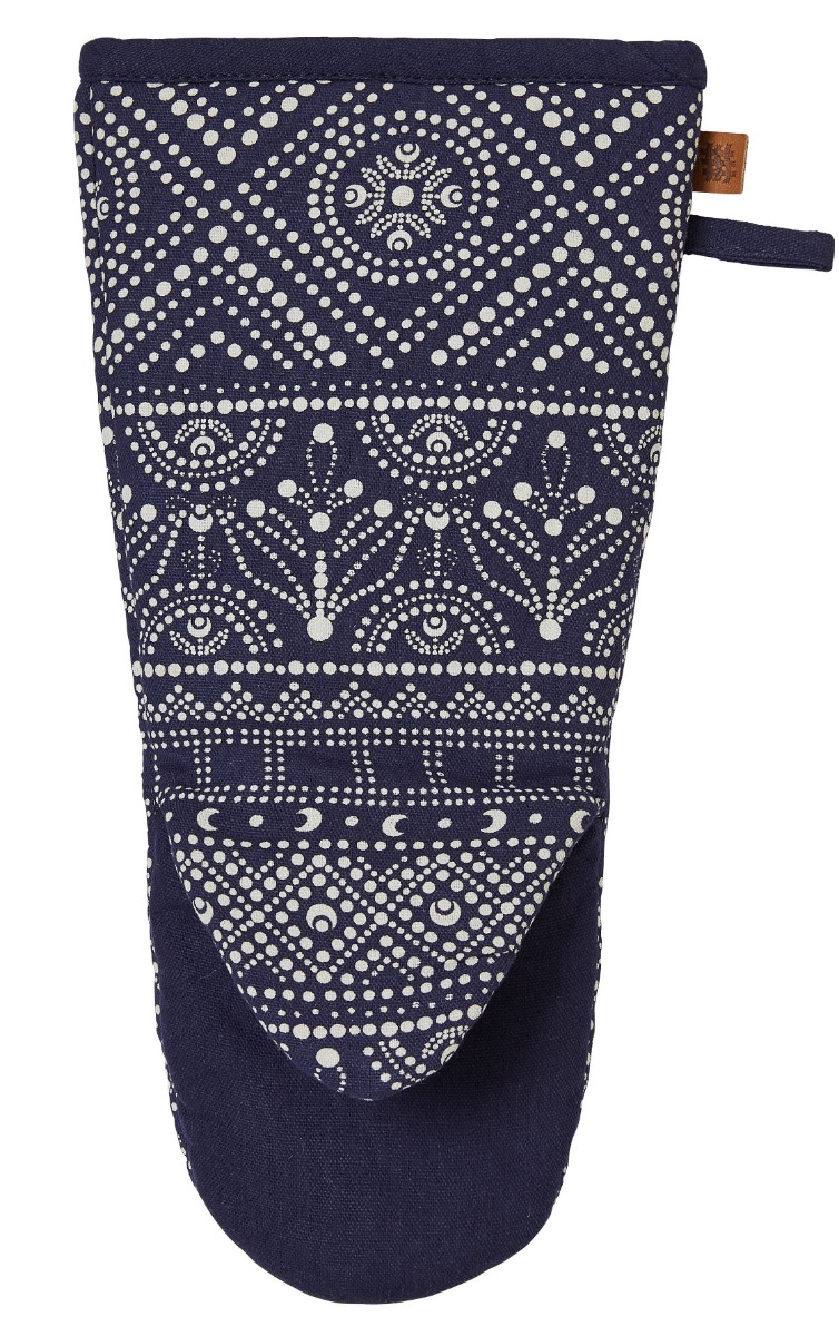 'Quacker' Ofenhandschuh, Design Indigo Batik