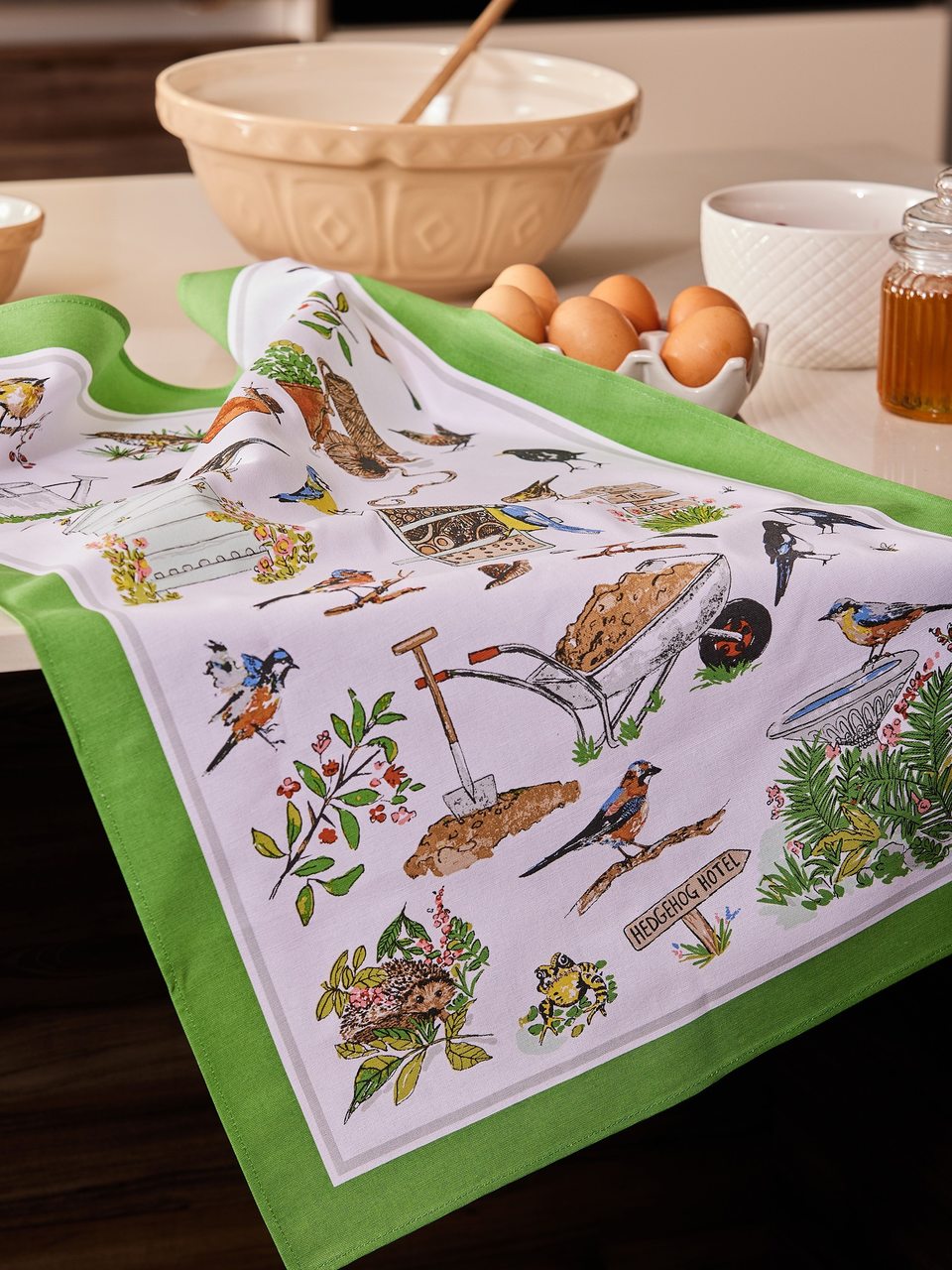 Ulster Weavers Geschirrtuch | Vögel im Garten