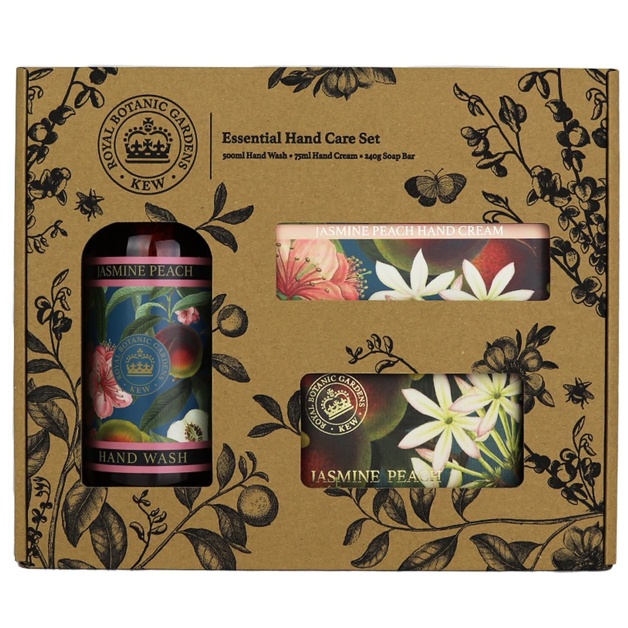 Geschenkbox Jasmin • Pfirsich | The Englisch Soap Company & Royal Botanic Gardens, Kew