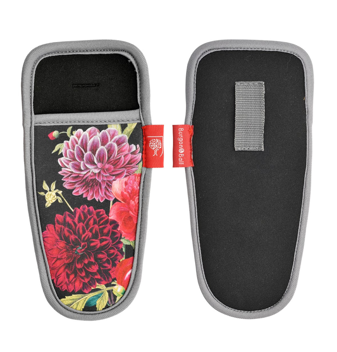 Scherenholster British Bloom Vorder- und Rückseite