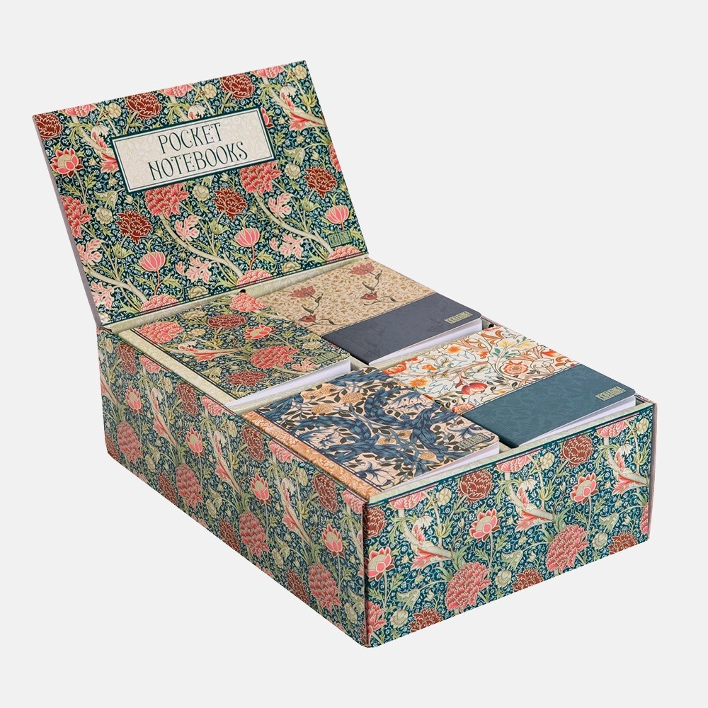 William Morris | Kleine Notizbücher in 4 Variationen |  Papeterie von The Gifted Stationery Company