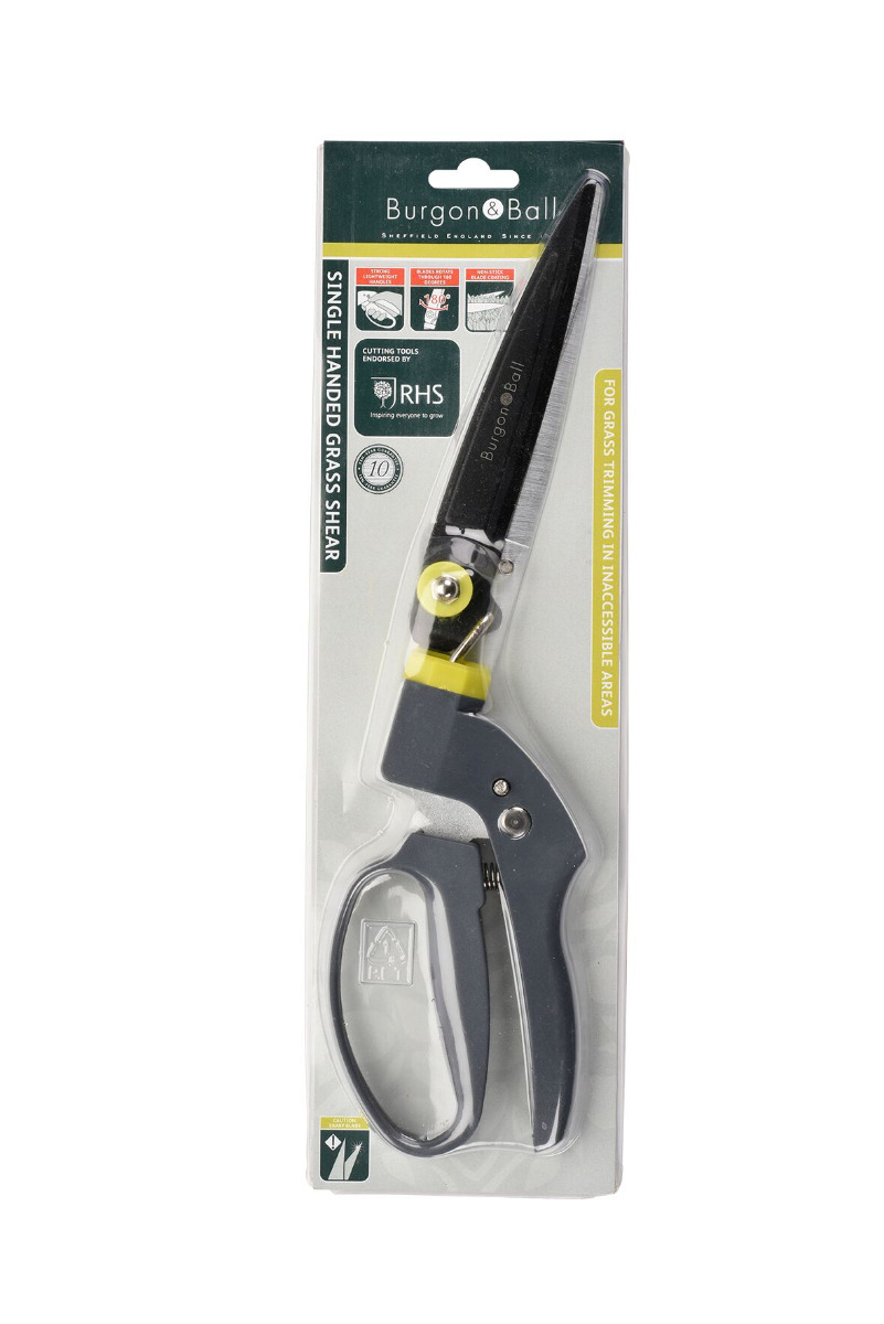 Single Handed Grass Schear in der Verpackung