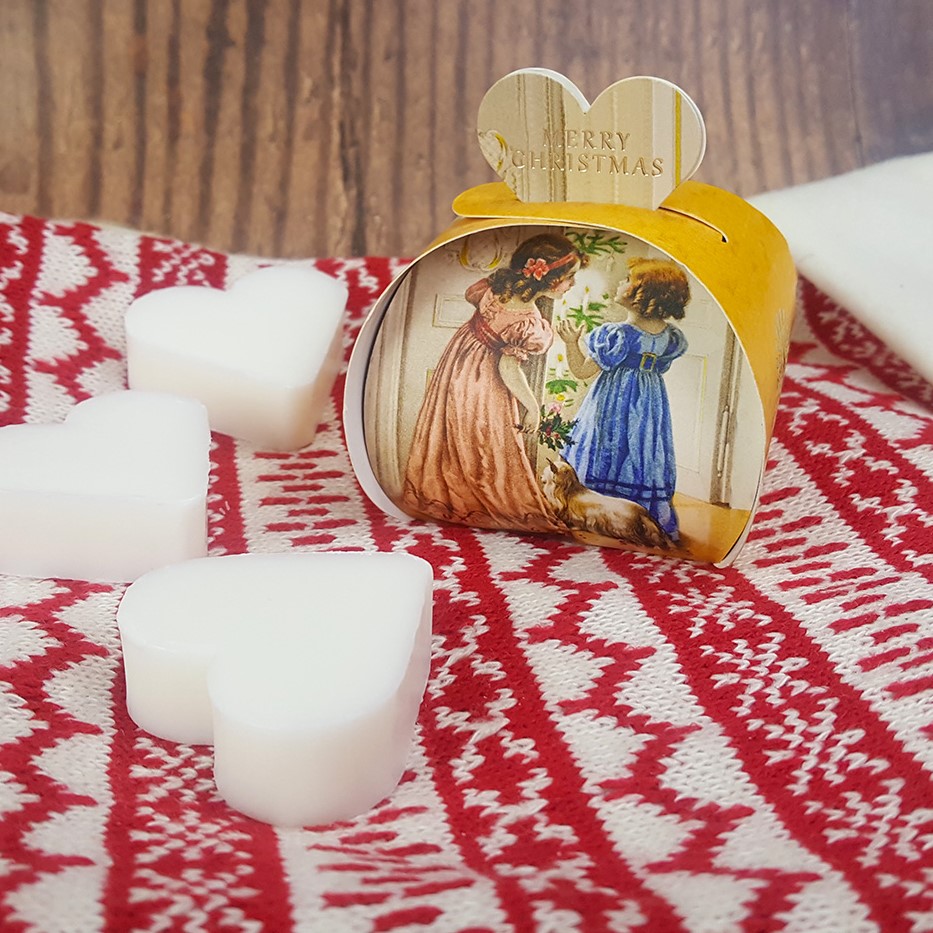 3 x 20 g Gästeseifen | Viktorianische Weihnacht