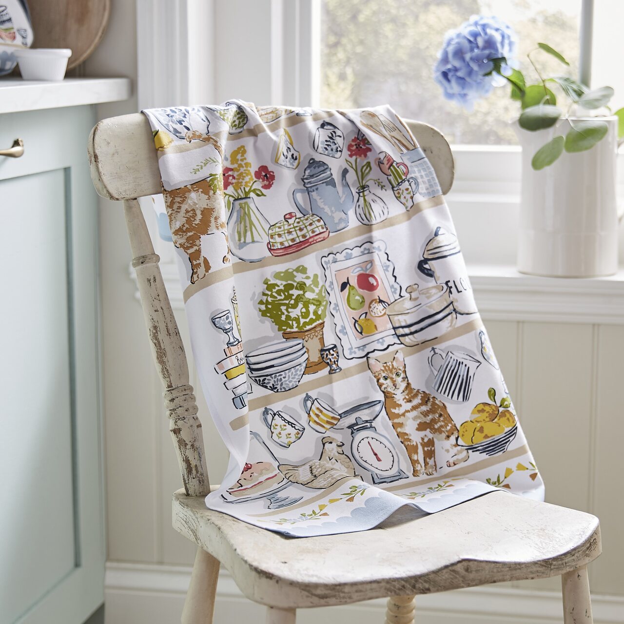 Geschirrtuch Pantry Cats - Samtpfoten in der Speisekammer | von Ulster Weavers