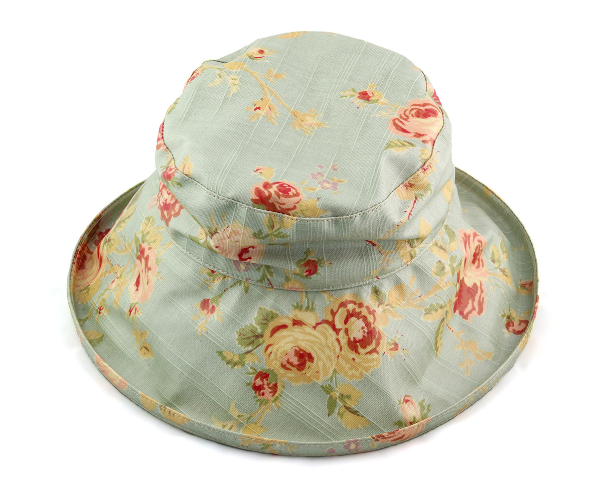 Wasserabweisender Sonnenhut floral blau