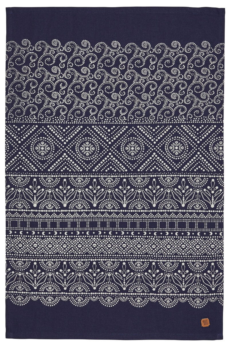 Indigo Batik Geschirrtuch von Ulster Weavers