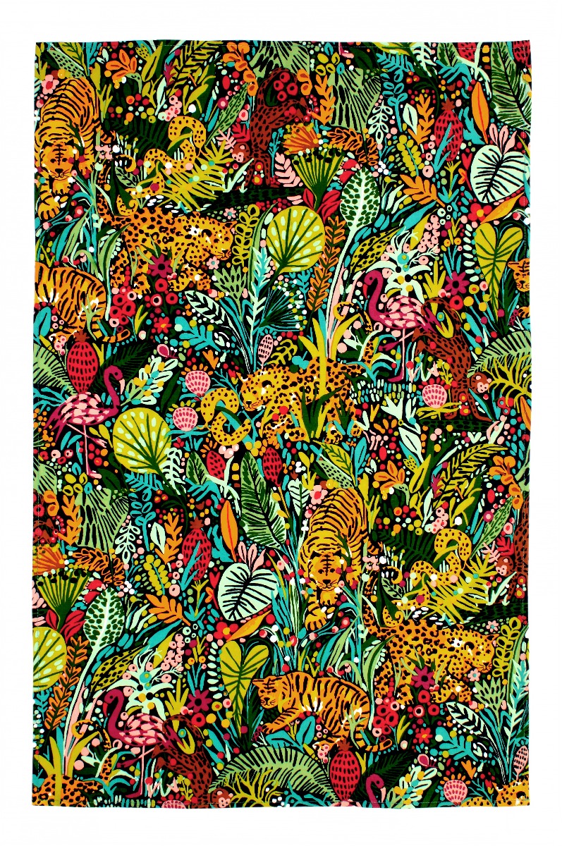 Baumwoll-Geschirrtuch Design Menagerie - von Ulster Weavers