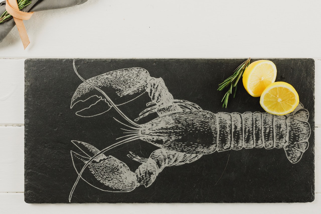 Hummer | Servierplatte aus Schiefer