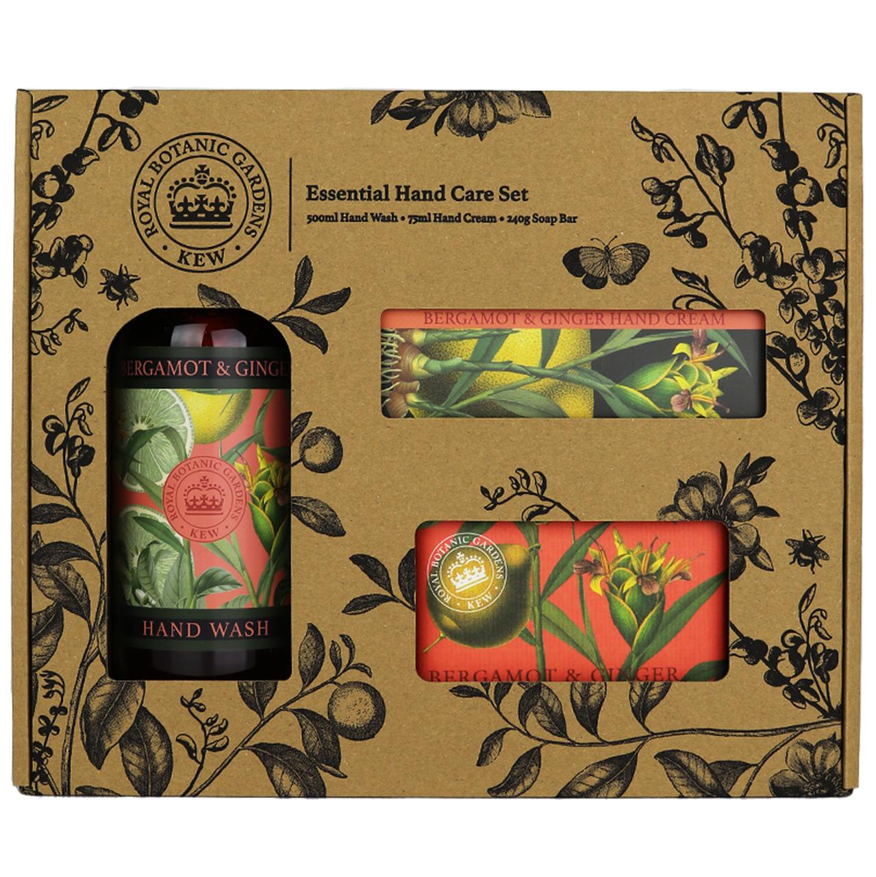 Geschenkset Bergamotte & Ingwer | The Englisch Soap Company & Royal Botanic Gardens, Kew