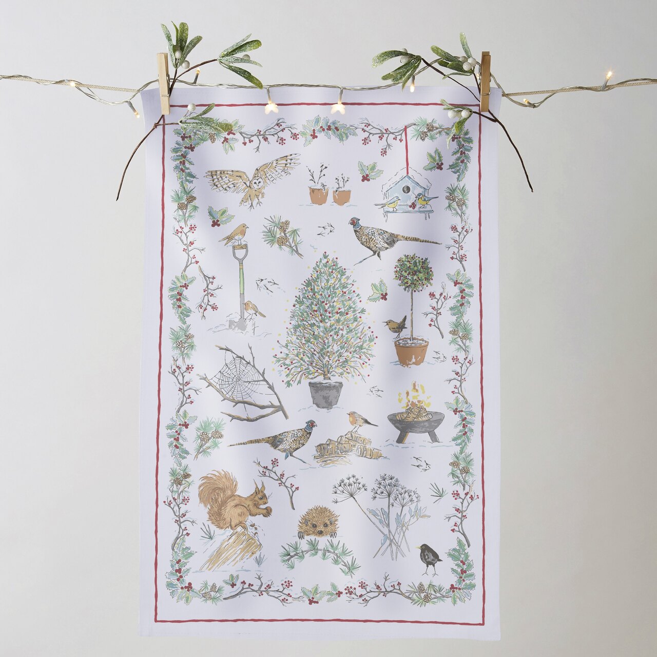 Ulster Weavers Baumwoll-Geschirrtuch | Winter Garden