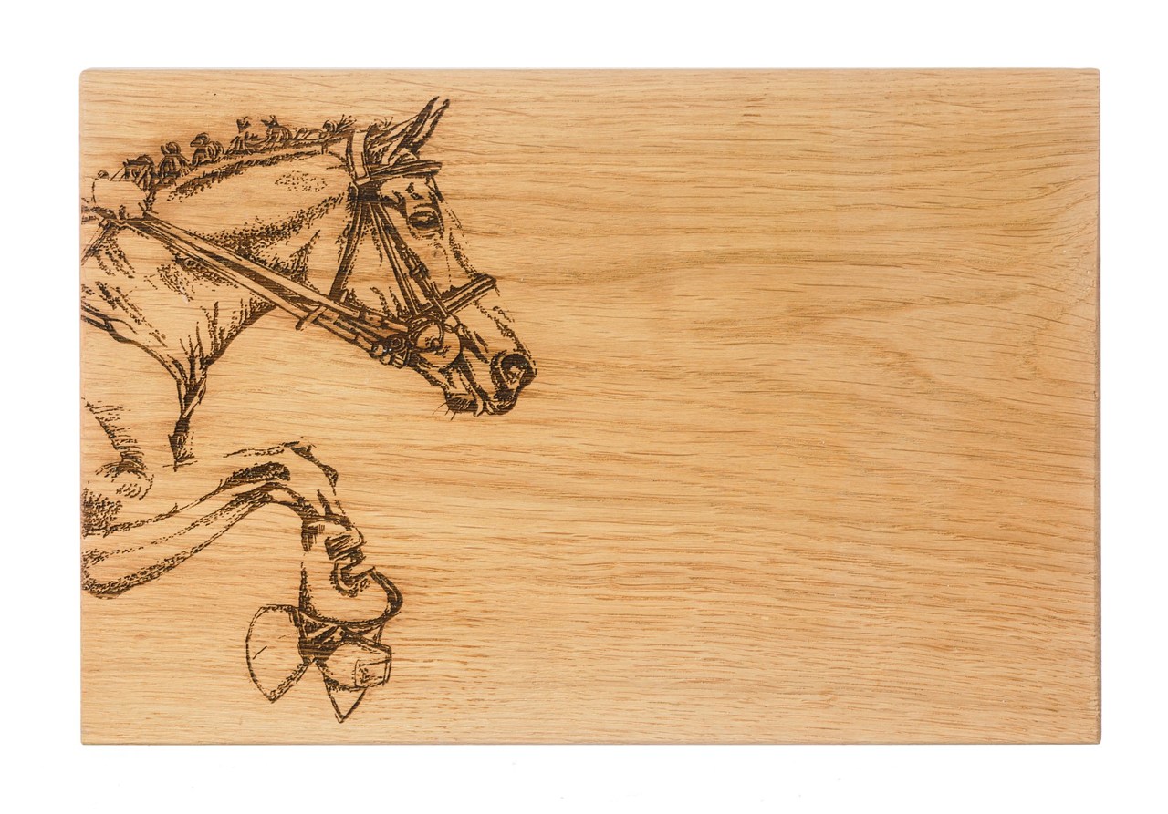 Sevier-, Schneidebrett, Motiv Pferd