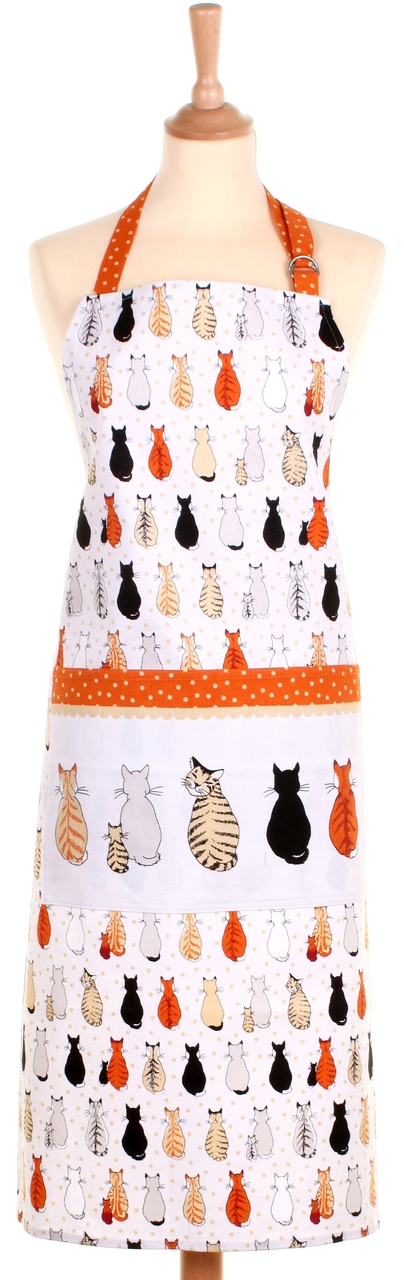 Ulster Weavers Baumwollschürze Wartende Katzen 'Neu'
