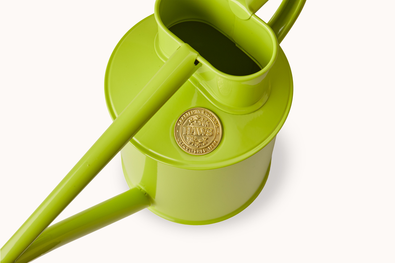 Haws Zimmergießkanne Pot Waterer 2 Pint von oben | Apfelgrün