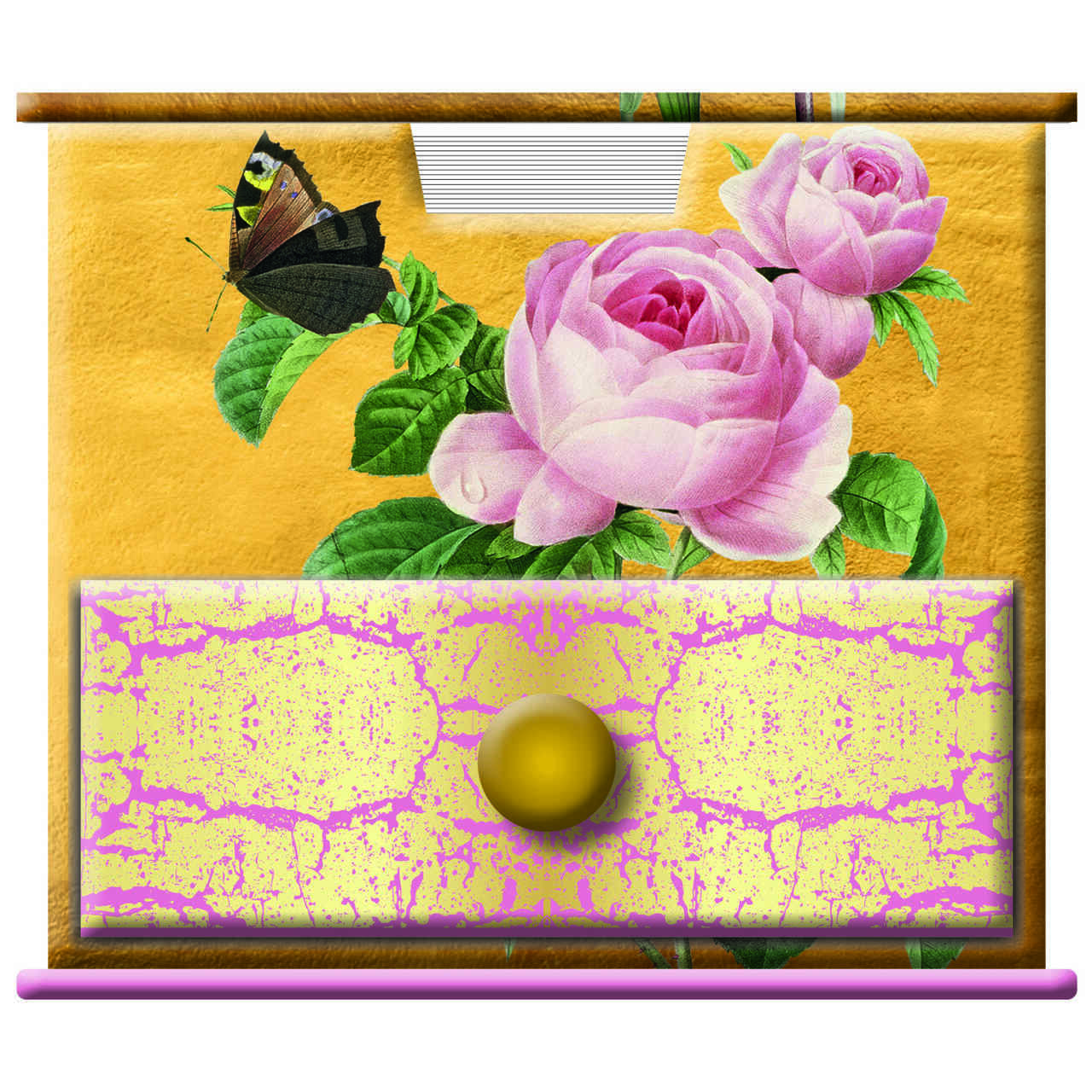 Memo-Würfel | Redouté | mit kleiner Schublade