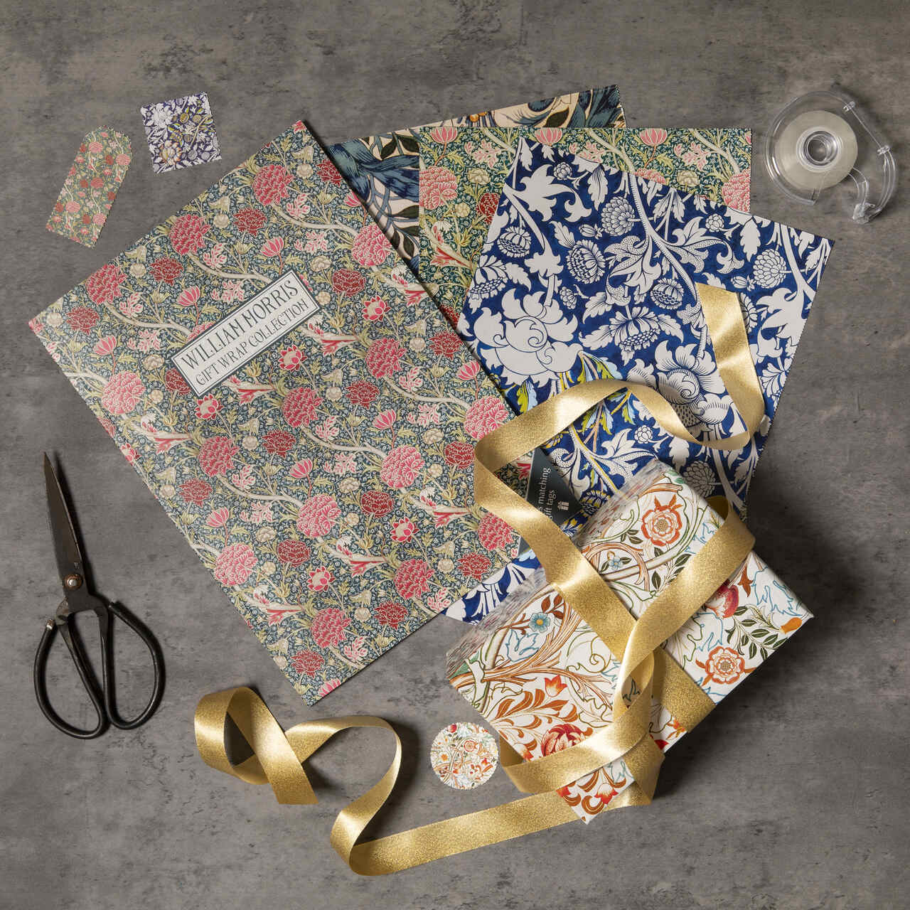 Papeterie aus England | Geschenkpapierbögen William Morris