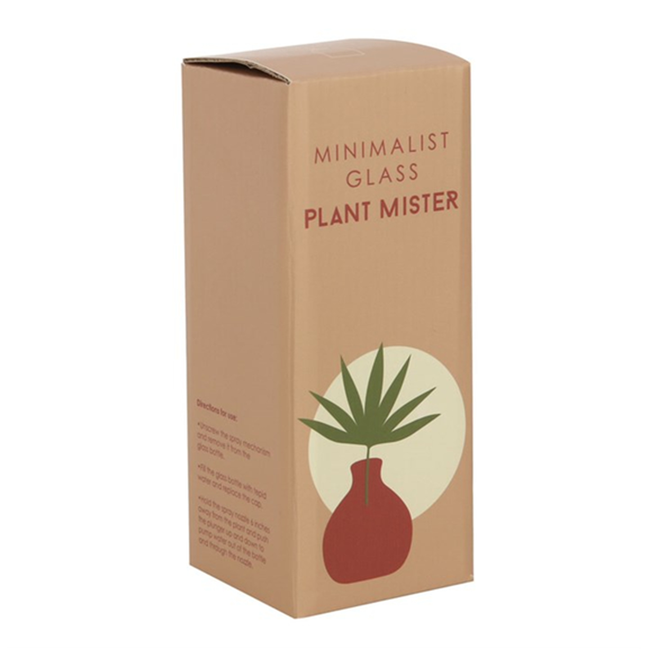 Modern-minimalischer Blumensprüher als stilvolle Geschenkidee für Pflanzenliebhaber | in attraktiver Karton-Verpackung