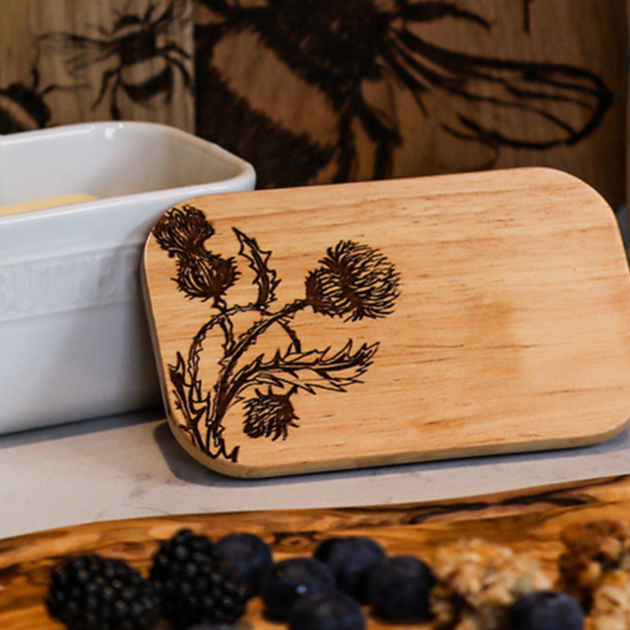 Butterdose wei? | Design Distel | von Selbrae House, Schottland