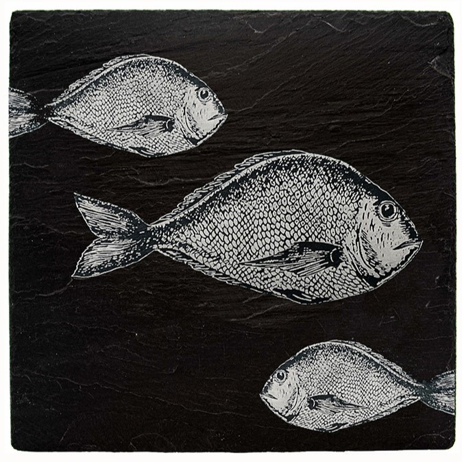 Fische-Topfuntersetzer | The Just Slate Company | Selbrae House