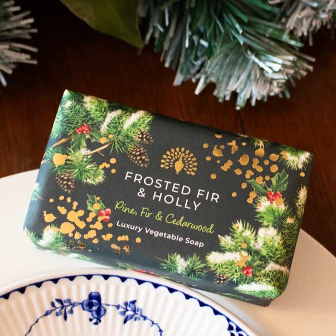 Christmas Tidings | Frosted Fir and Holly | The English Soap Company