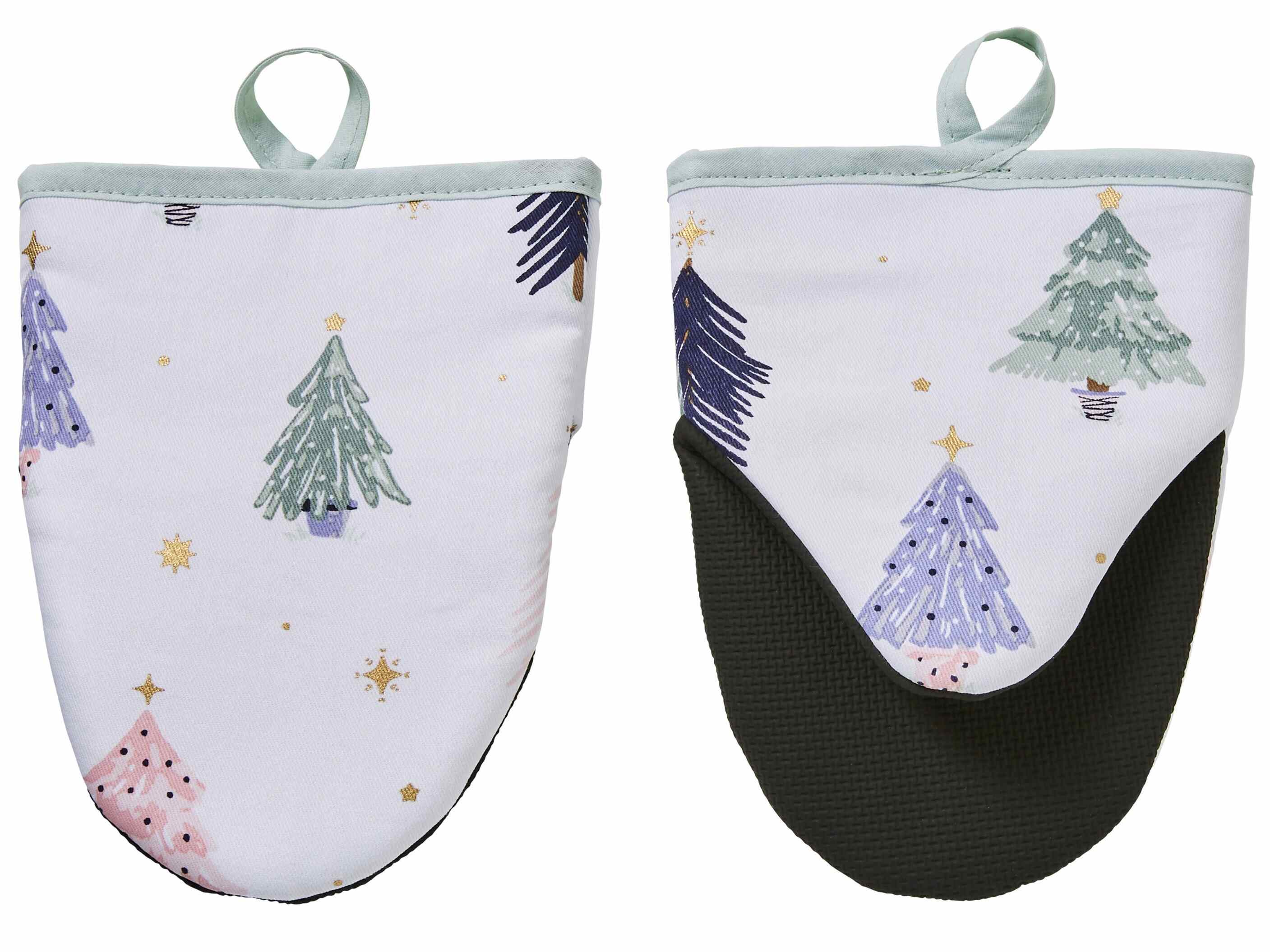 Frosty Trees | Topfhandschuhe | Micro Mitts - von Ulster Weavers