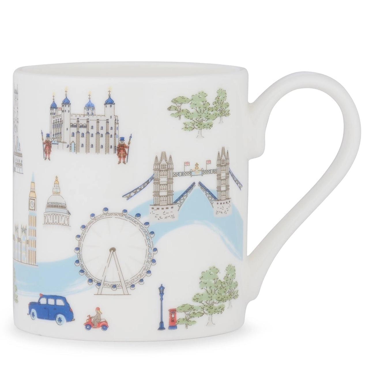 London-Tasse | Riesenrad, Tower Bridge, St. Paul's Cathedral