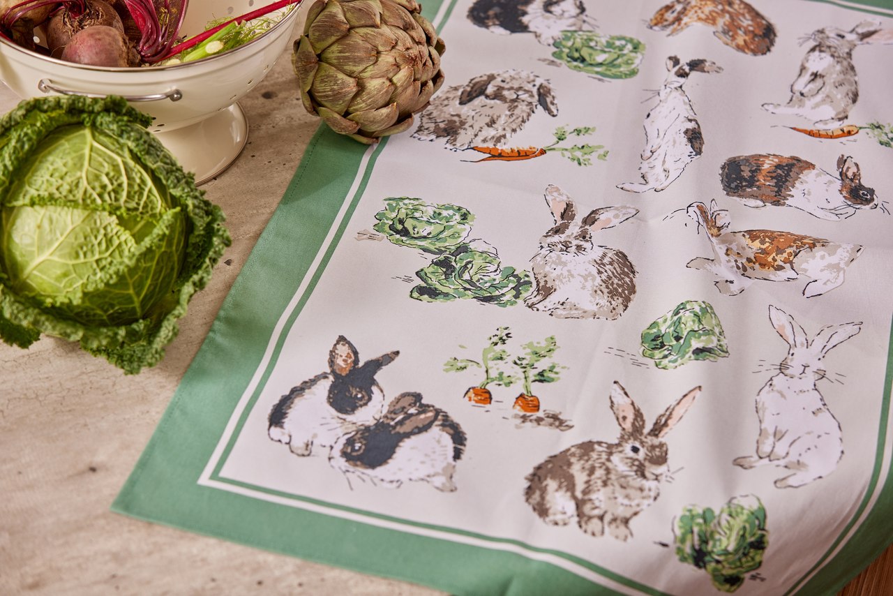 Ulster Weavers Rabbit Patch Tea Towel