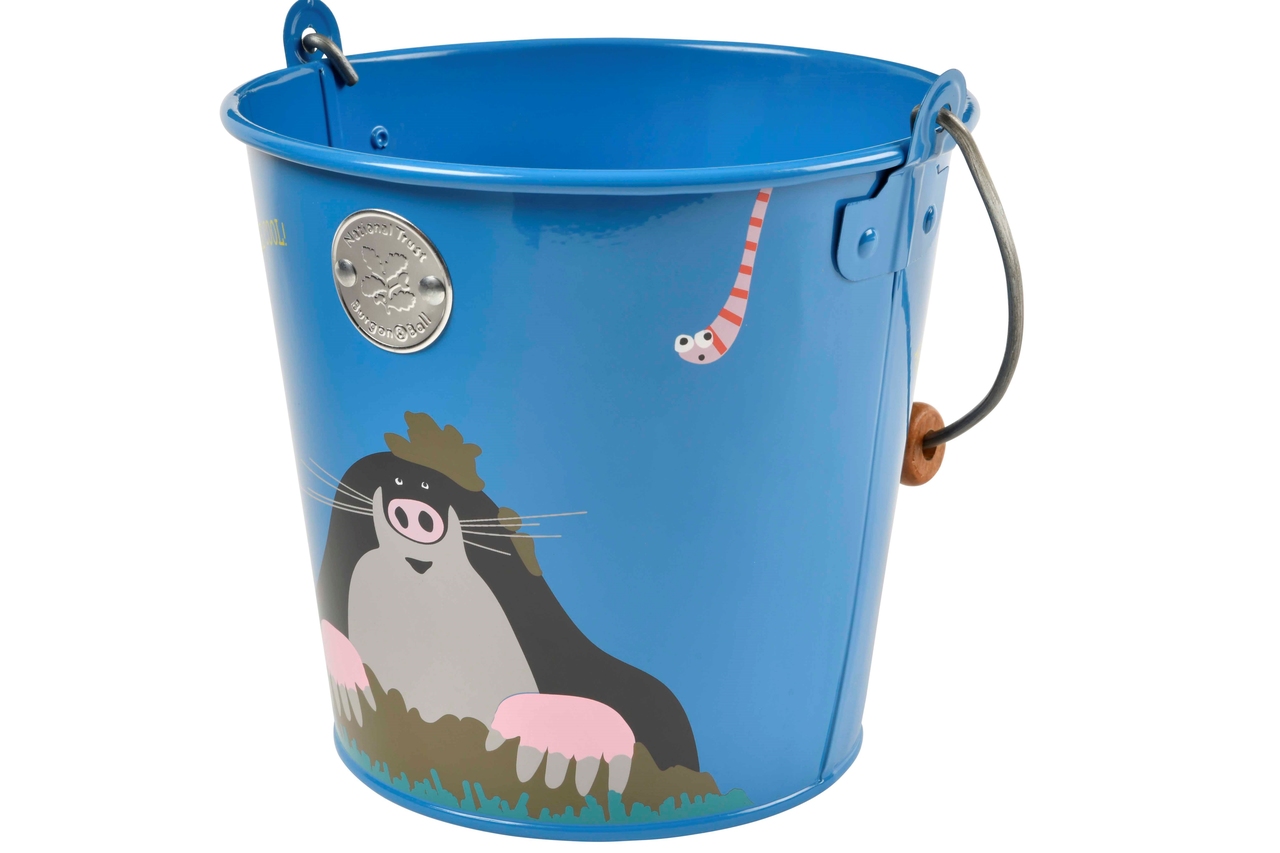 Der Eimer von der Seite