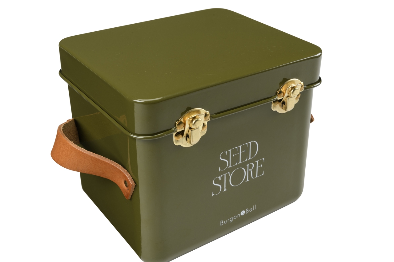 Kleine Samentüten-Box | Olive | von Burgon & Ball | aus England