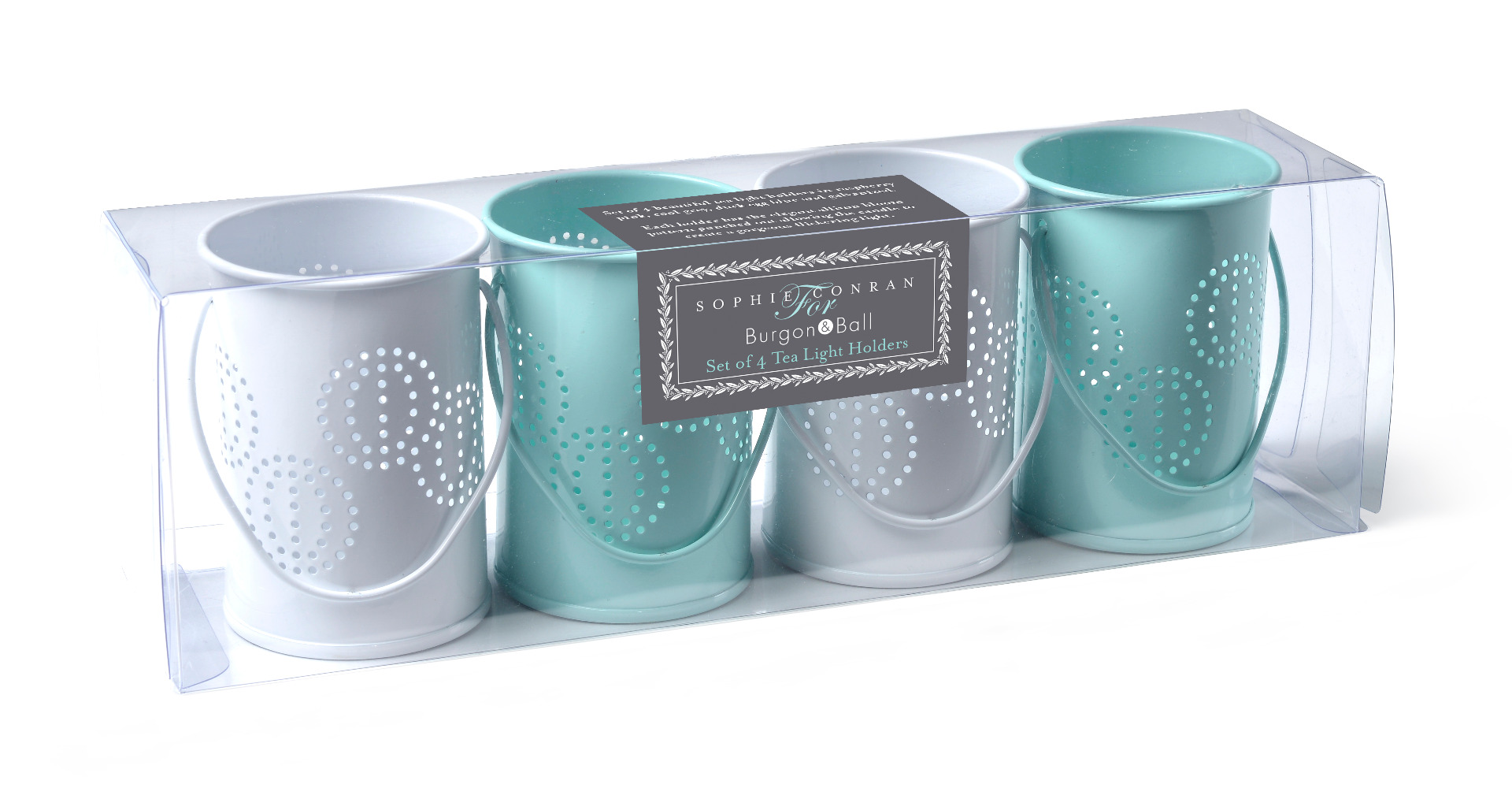 Design Sophie Conran: 4er-Set Teelichtbecher