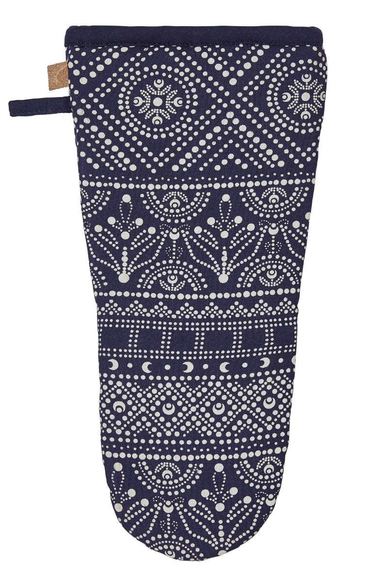 Indigo Batik Ofenhandschuh von Ulster Weavers