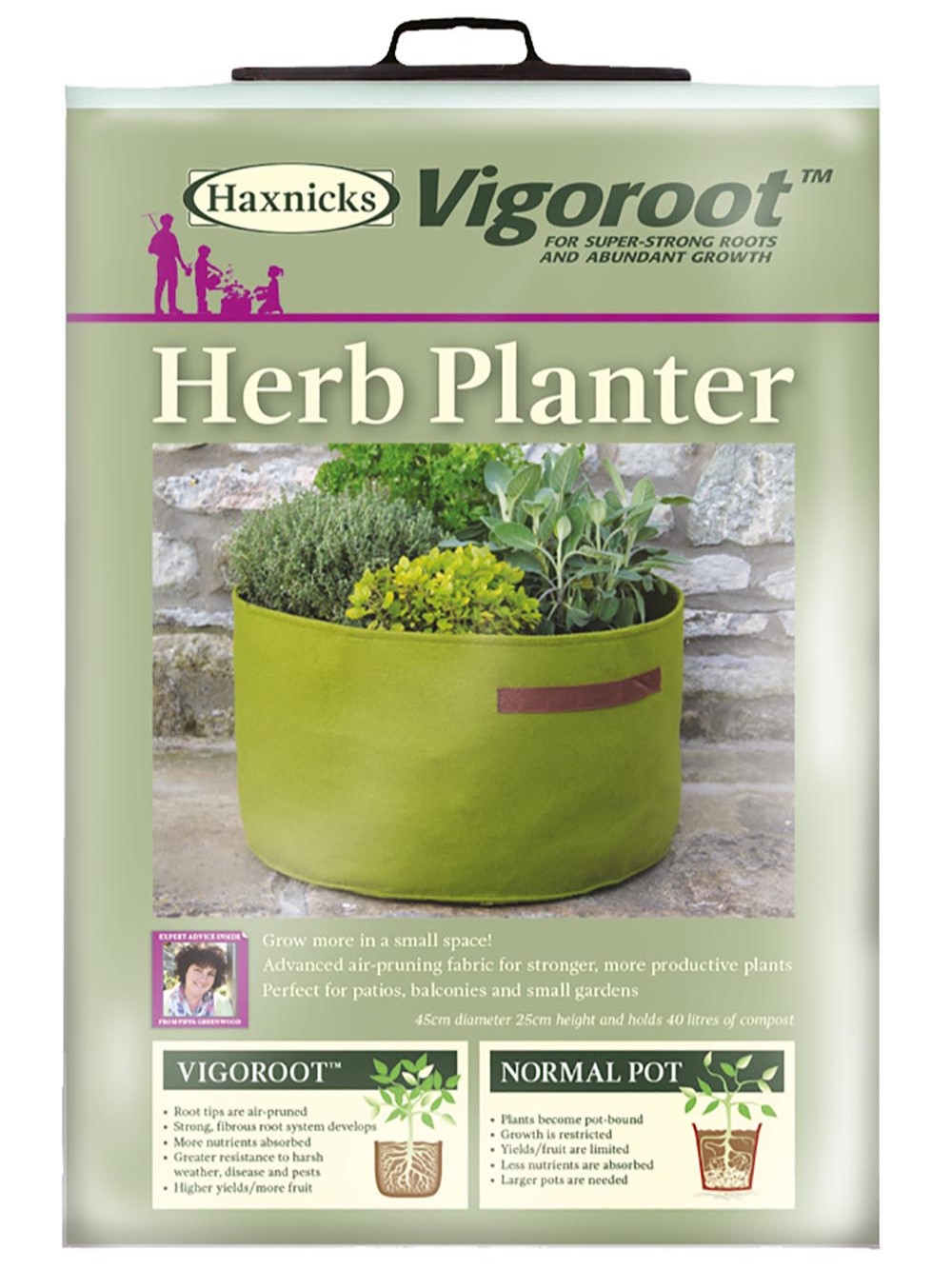 Vigoroot Herb Planter | Haxnicks