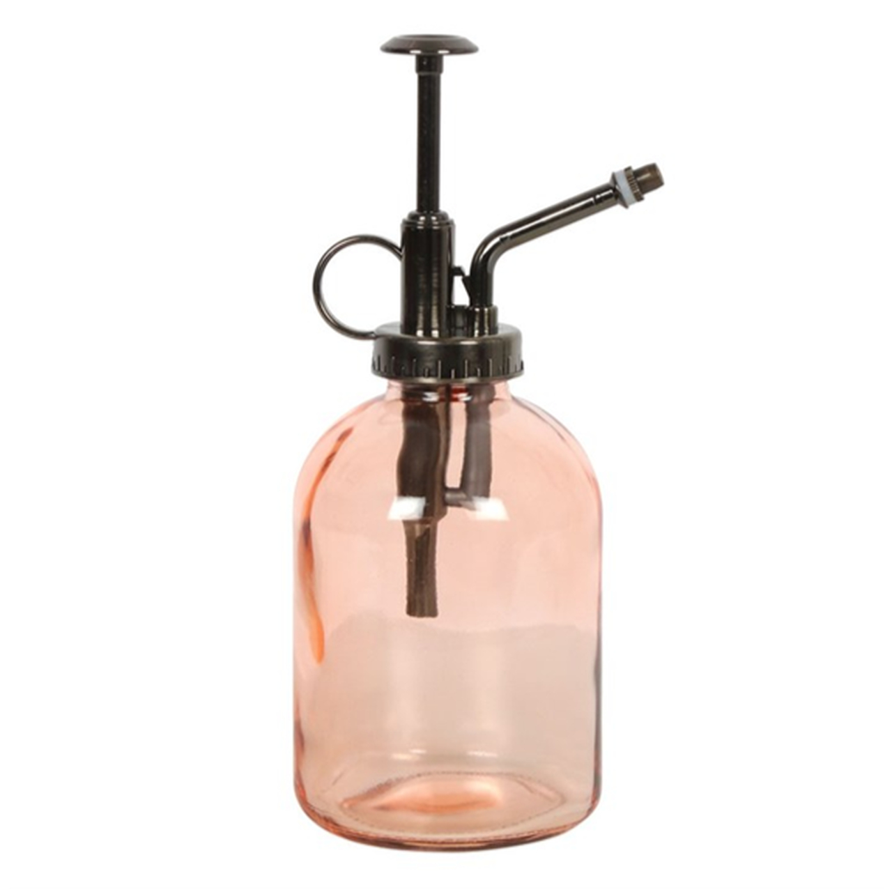 Pfirsich-Rosa Glas-Pflanzenspüher - verbindet Pflanzenpflege mit modernem Wohn-Dekor