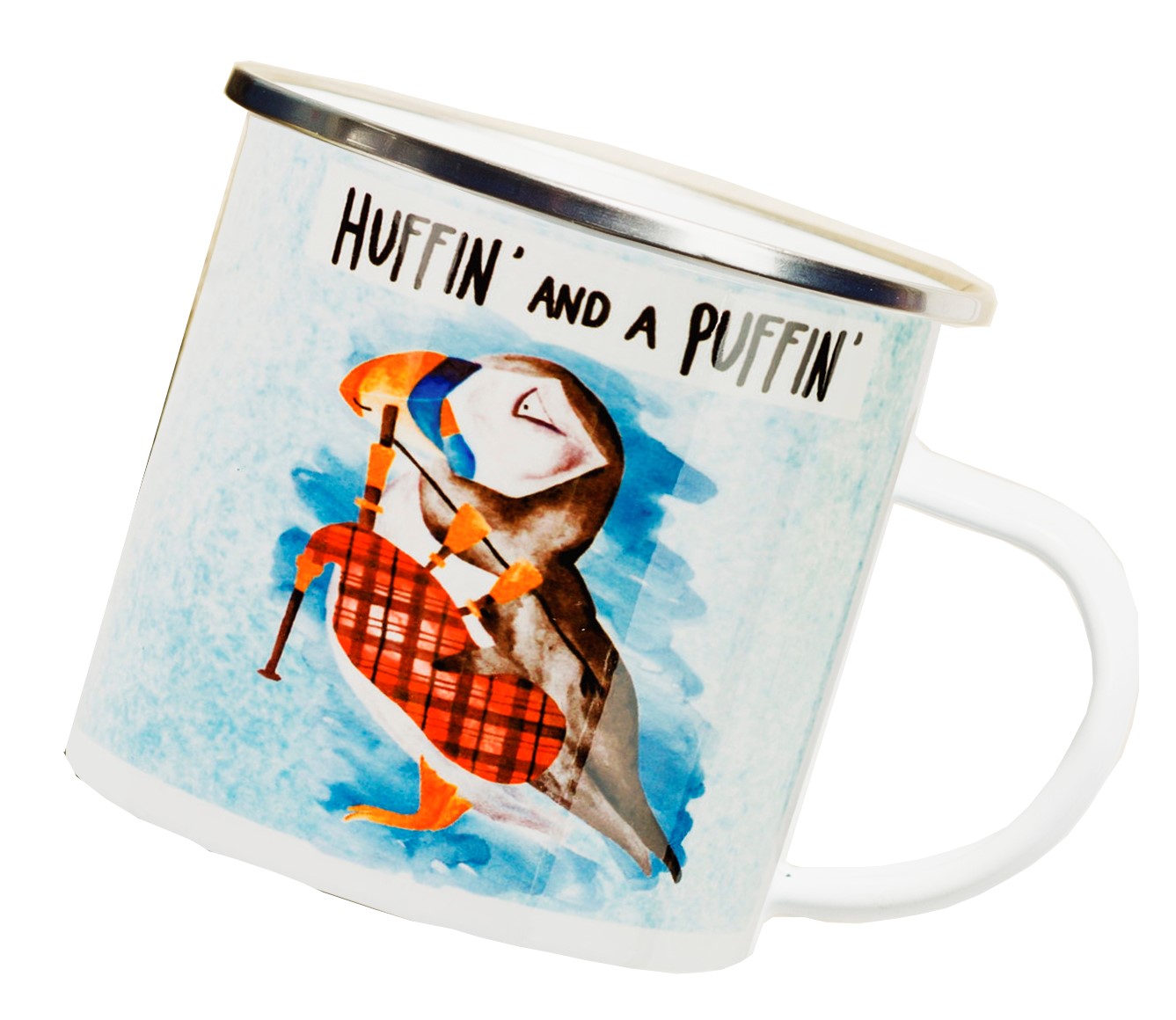 Emailletasse Huffin' and a Puffin' | Selbrae House