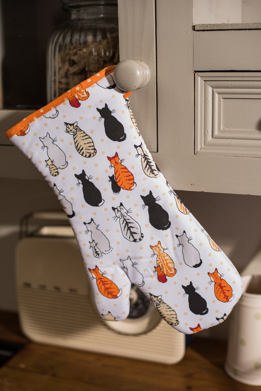 Ofenhandschuh 'Cats in Waiting'