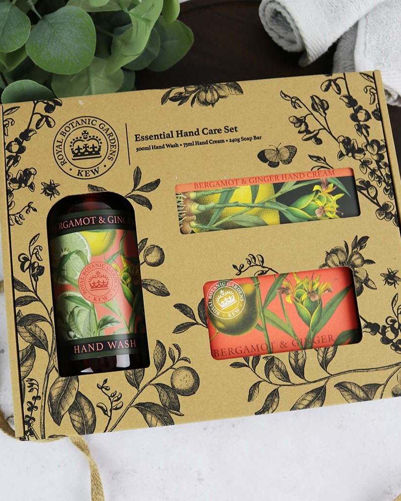 Kew Gardens Handpflege-Set | Bergamotte & Ingwer