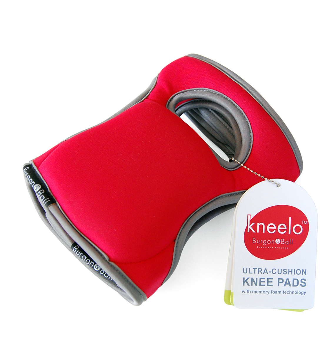 Knee-Pads / Kniepolster in Rot - von Burgon & Ball
