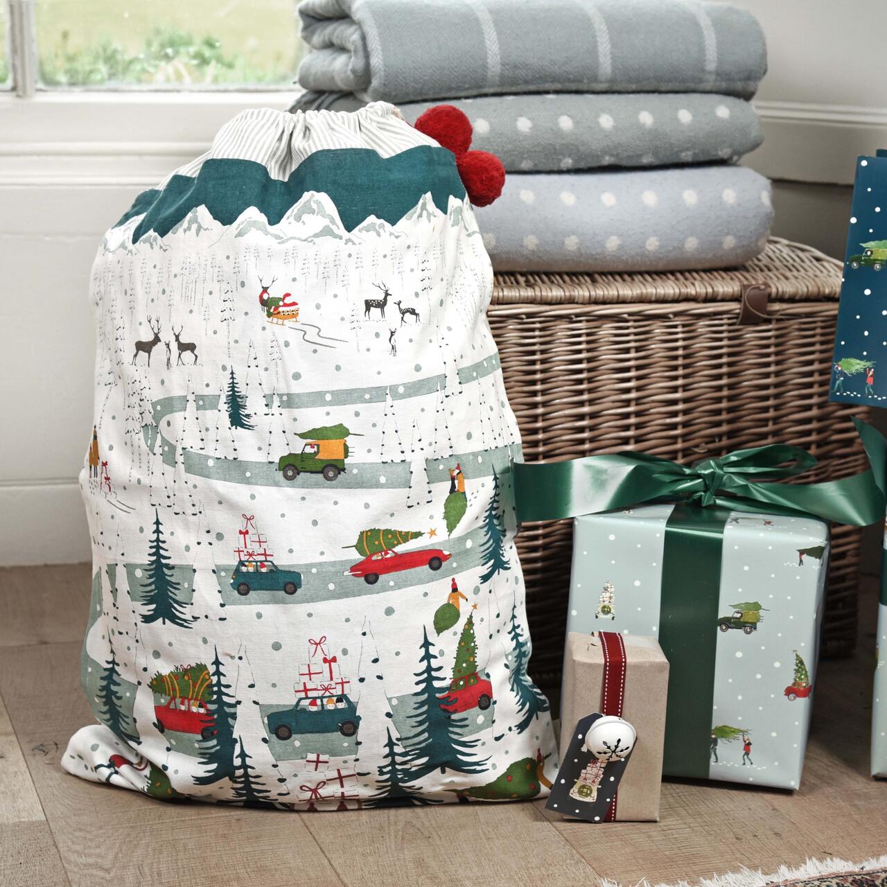 Es weihnachtet - 'Tis the Season' | Geschenkesack von Sophie Allport | aus England