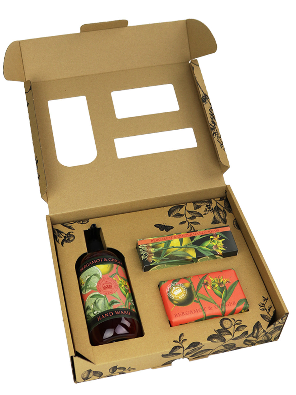 The Royal Botanic Gardens, Kew | Essential  Hand Care Gift Box | Bergamotte & Ingwer