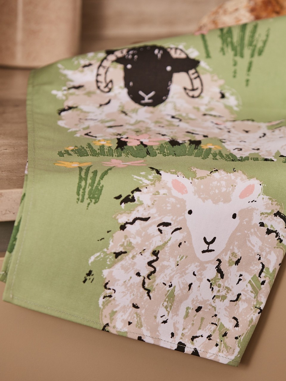 Ulster Weavers Geschirrtuch | Flauschige Schafe