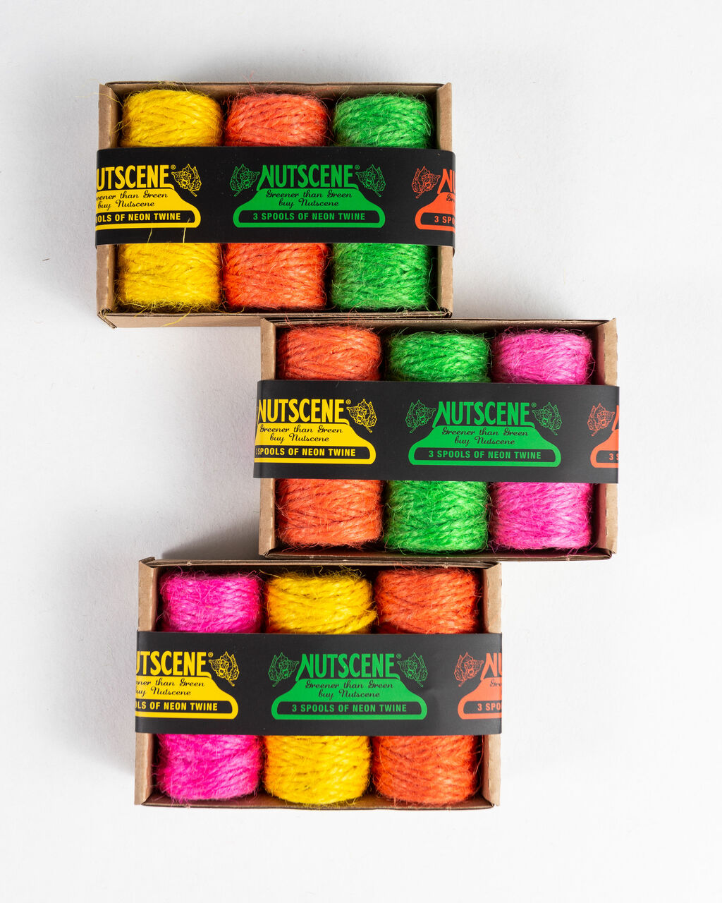 Neon | Jute-Minispulen 3er-Set