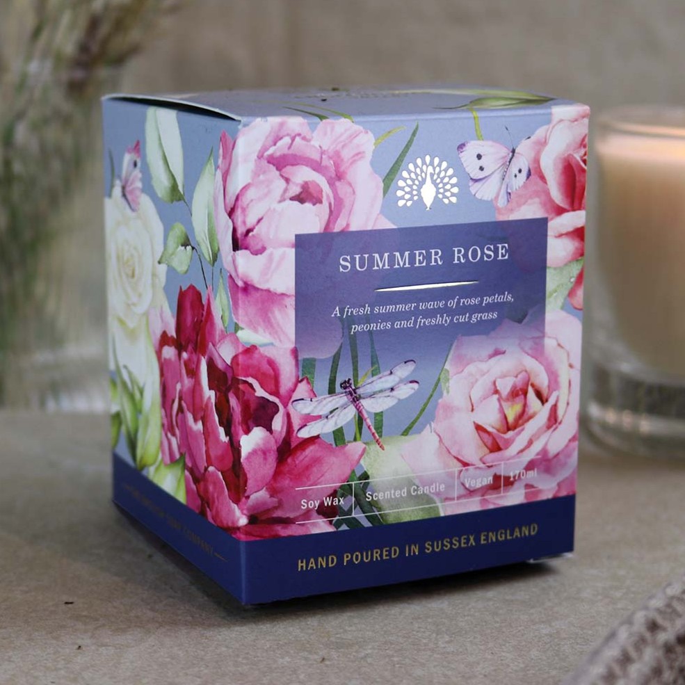 Duftkerze | Sommer-Rose