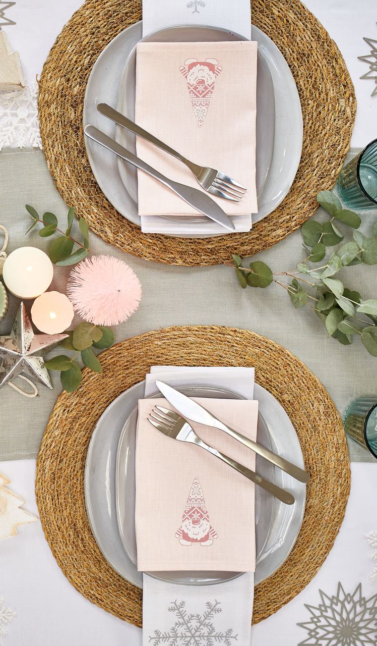 100% irisches Leinen | Wichtel-Servietten von Ulster Weavers