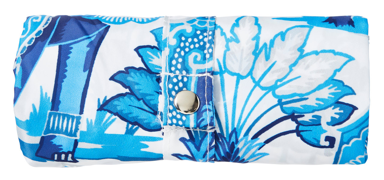 Ulster Weavers Roll-up Bag, Design 'India Blue'